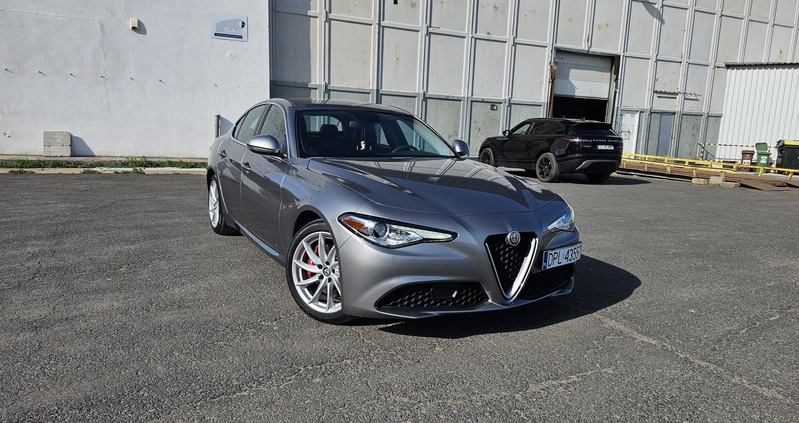 dolnośląskie Alfa Romeo Giulia cena 99000 przebieg: 75500, rok produkcji 2018 z Polkowice